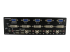 StarTech.com Commutateur KVM USB et double écran DVI / VGA à 4 ports avec audio et hub USB 2.0 - Retour