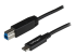 StarTech.com Câble USB 3.1 USB-C vers USB-B de 1 m - Angle droit