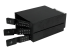 StarTech.com Rack Backplane Mobile en Aluminum Sans Tiroir pour 3 Disque Dur SAS II/SATA III 6Gbps, Hot Swap avec Ventilateur et Serrure - Angle droit