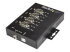 StarTech.com Hub industriel USB vers série RS232 / RS422 / RS485 à 4 ports avec protection électrostatique (ESD) 15 kV - Angle droit