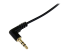 StarTech.com Câble audio stéréo Slim 3,5 mm à angle droit de 30 cm - Gros plan