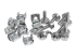 StarTech.com Paquet de 50 vis de montage et écrous cage M5 pour armoire serveur - Multi-angles