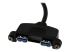 StarTech.com Carte Contrôleur Mini PCI Express 2 ports USB 3.0 avec Support UASP et Kit de Supports - Angle droit
