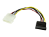 StarTech.com Câble adaptateur d'alimentation LP4 vers SATA de 15 cm - Front