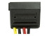 StarTech.com Câble adaptateur d'alimentation LP4 vers SATA de 15 cm - Gros plan
