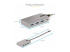 StarTech.com Hub USB-C à 4 Ports avec Sortie USB-C, 3x USB-A, 1x USB-C - Multi-angles