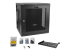 StarTech.com Armoire Réseau Murale à 4 Montants 12U avec Étagère 1U, Armoire Serveur Murale 19" à Charnières pour Équipement IT/AV/Électronique/Ordinateur, Armoire Rack Ventilée Flexible - Front