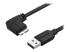 StarTech.com Câble Micro USB 3.0 slim - Angle droit