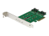 StarTech.com Adaptateur SSD M.2 NGFF à 3 ports - Angle gauche
