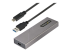 StarTech.com Boîtier Externe SSD M.2 NVMe/SATA - Angle gauche