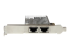 StarTech.com Carte réseau PCI Express à 2 ports 10GBase-T Ethernet avec chipset Intel X540 - Côté gauche