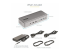 StarTech.com Docking Station KVM USB-C pour Deux PC - Angle gauche