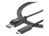 StarTech.com Câble adaptateur USB-C vers DisplayPort de 1,8 m - Angle droit