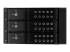 StarTech.com Rack Backplane Mobile en Aluminum Sans Tiroir pour 3 Disque Dur SAS II/SATA III 6Gbps, Hot Swap avec Ventilateur et Serrure - Front