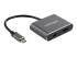 StarTech.com CDP2HDMDP Adaptateur multiport USB-C vers mini DisplayPort ou HDMI - Angle gauche