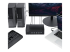StarTech.com Switch KVM double affichage HDMI 4K 30 Hz à 4 ports avec hub USB intégré - Front