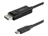 StarTech.com CDP2DP142MBD Câble USB Type-C vers DisplayPort 1.4 (bidirectionnel) - Angle gauche