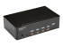 StarTech.com Switch KVM double affichage HDMI 4K 30 Hz à 4 ports avec hub USB intégré - Angle gauche