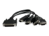 StarTech.com Carte PCI Express avec 4 Ports DB-9 RS232 - Front