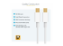 StarTech.com Câble blanc Mini DisplayPort 3 m - M/M - Front