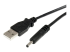 StarTech.com Cable d'alimentation USB vers connecteur annulaire de type H 5 V CC, 90 cm - Angle droit