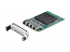StarTech.com 4-Port RJ45 Gigabit OCP 3.0 Server Network Card, Intel I350 - Angle gauche