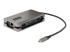 StarTech.com Adaptateur Multiport USB-C, 4K60Hz HDMI/VGA, Hub USB, PD - Angle gauche