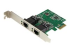 StarTech.com Carte adaptateur réseau serveur Gigabit PCI Express double port - Angle gauche