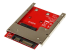 StarTech.com Adaptateur mSATA SSD vers SATA 2,5" - Angle gauche