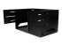 StarTech.com Rack de serveur mural 4U en acier solide avec étagère intégrée (WALLSHELF4U) - Angle droit