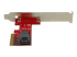 StarTech.com Adaptateur PCI Express x4 vers SFF-8643 pour SSD U.2 PCIe NVMe - Côté droit