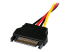 StarTech.com Cable adaptateur d'alimentation SATA 15 cm vers LP4 - Gros plan