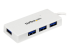 StarTech.com Hub USB 3.0 à 4 ports avec câble intégré - Angle gauche