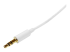 StarTech.com Câble Audio Stéréo Mini-Jack 3.5mm Slim de 1 m M/M - Gros plan