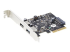 StarTech.com Carte PCIe 2 Ports USB - Angle droit