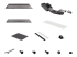 StarTech.com Support Clavier Coulissant sous Bureau - Front