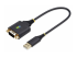 StarTech.com 1ft (30cm) USB to Serial Adapter Cable, COM Retention, RS232 - Angle droit