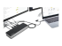 StarTech.com Dock USB-C & USB-A - Angle gauche