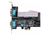 StarTech.com 2-Port Serial PCIe Card, Dual-Port RS232/RS422/RS485 Card - Front