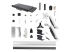 StarTech.com Poste de Travail Mural, Support VESA de Moniteur/Écran 32" kit de montage - Front