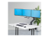 StarTech.com Crossbar Triple Monitor Desk Mount, VESA 75x75/100x100 kit de montage - Angle droit