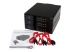 StarTech.com Rack Backplane Mobile en Aluminum Sans Tiroir pour 3 Disque Dur SAS II/SATA III 6Gbps, Hot Swap avec Ventilateur et Serrure - Angle droit