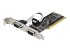 StarTech.com Carte PCI Combo Série Parallèle avec 2 Ports Série RS232 (DB9) & 1 Port Parallèle LPT (DB25) - Angle gauche