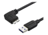 StarTech.com Câble Micro USB 3.0 slim - Angle droit