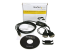 StarTech.com Câble adaptateur FTDI USB vers série RS232 2 ports avec mémorisation du port de communication - Front