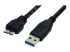 StarTech.com Câble USB 3.0 SuperSpeed 0,5 m - Angle droit