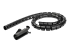 StarTech.com Gaine spirale range-câble en noir - Front