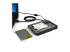 StarTech.com Câble adaptateur USB 3.1 (10 Gb/s) pour disques durs / SSD SATA III 6 Gb/s de 2,5" et 3,5" - Angle droit