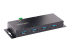 StarTech.com Hub USB 3.0 5Gbps Industriel à 4 Ports, Hub USB 3.0 pour PC - Angle gauche